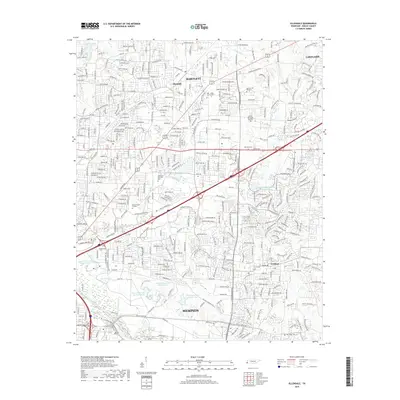 2019 Map of Ellendale, 2019 Print