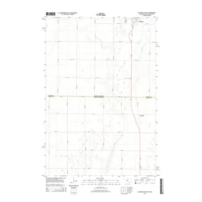 2014 Map of Ellendale South, 2014 Print