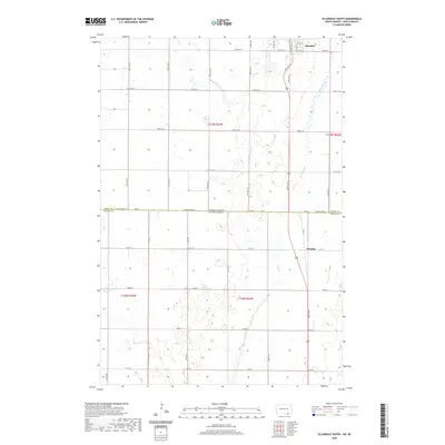 2020 Map of Ellendale South, 2020 Print