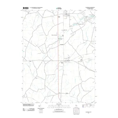 2011 Map of Ellendale, 2011 Print