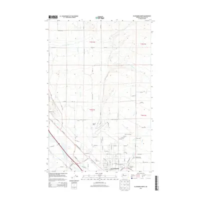 2014 Map of Ellensburg North, 2014 Print