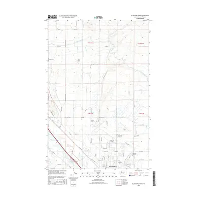 2017 Map of Ellensburg North, 2017 Print