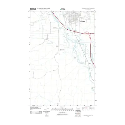 2011 Map of Ellensburg South, 2011 Print