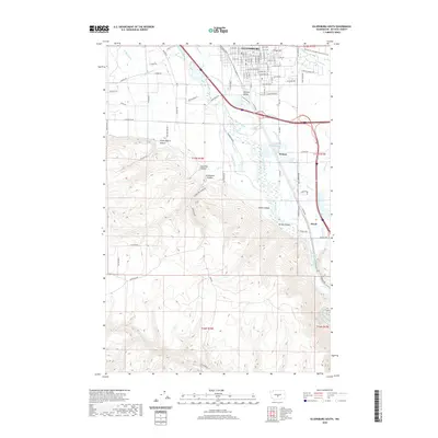 2020 Map of Ellensburg South, 2020 Print