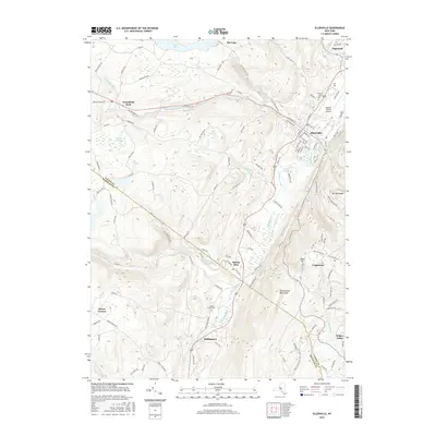 2016 Map of Ellenville, 2016 Print