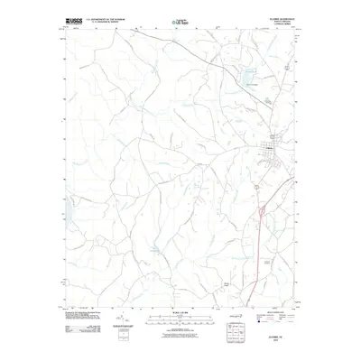 2010 Map of Ellerbe, 2010 Print