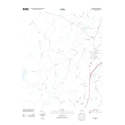 2013 Map of Ellerbe, 2013 Print