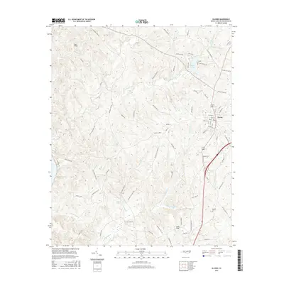 2016 Map of Ellerbe, 2016 Print