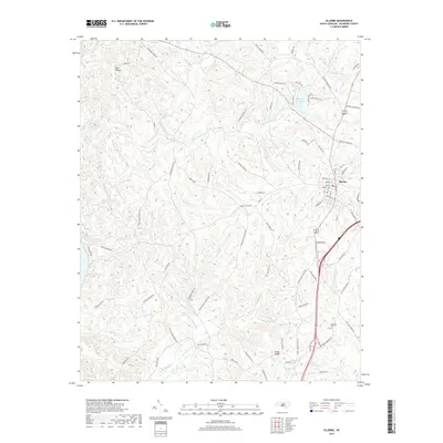 2019 Map of Ellerbe, 2019 Print