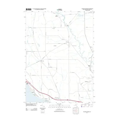 2013 Map of Ellery Center, 2013 Print