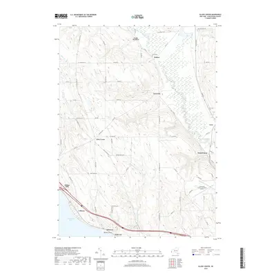 2019 Map of Ellery Center, 2019 Print