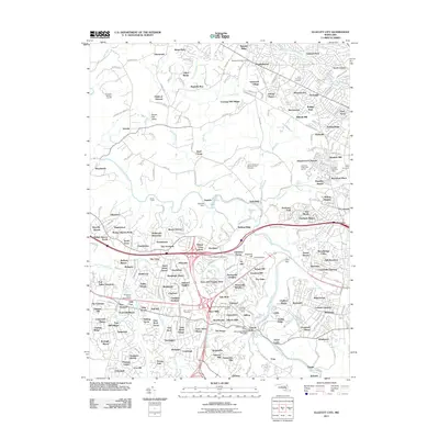 2011 Map of Ellicott City, 2011 Print