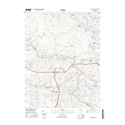 2016 Map of Ellicott City, 2016 Print