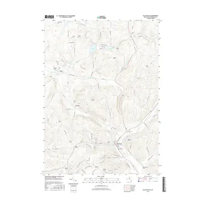 2016 Map of Ellicottville, 2016 Print