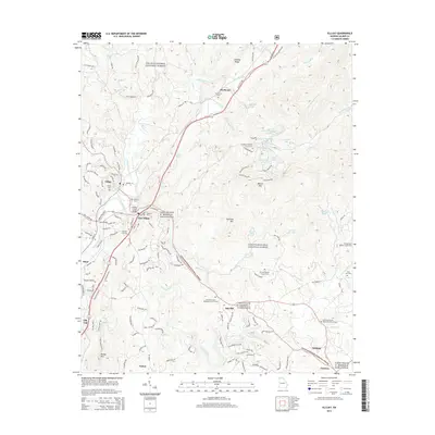 2014 Map of Ellijay, 2014 Print