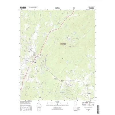 2017 Map of Ellijay, 2017 Print