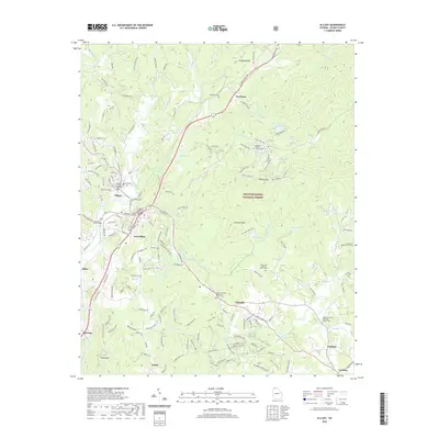 2020 Map of Ellijay, 2020 Print