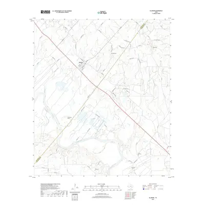 2019 Map of Ellinger, 2019 Print