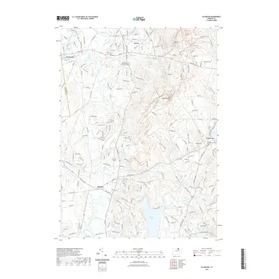 2021 Map of Ellington, 2021 Print