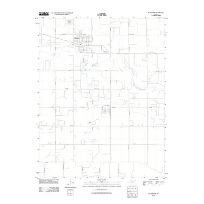 2012 Map of Ellinwood, 2012 Print
