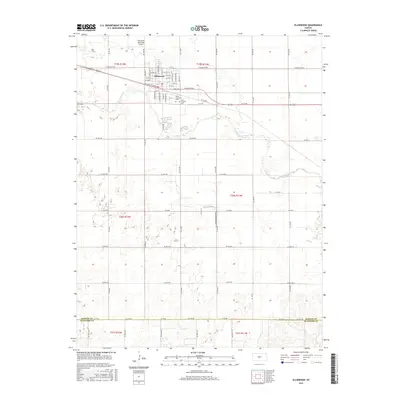 2015 Map of Ellinwood, 2015 Print