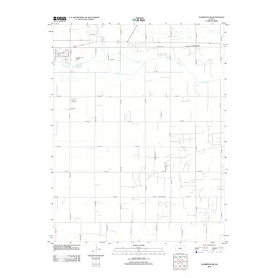 2012 Map of Ellinwood SW, 2012 Print