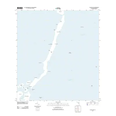 2012 Map of Elliott Key, 2012 Print