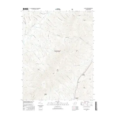 2016 Map of Elliott Knob, 2016 Print