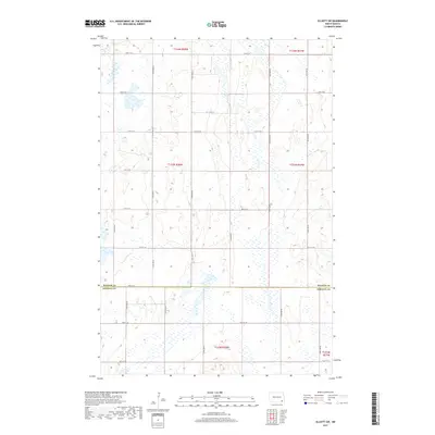 2017 Map of Elliott SW, 2017 Print