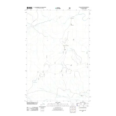 2011 Map of Ellis Canyon, 2011 Print