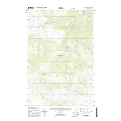 2017 Map of Ellis Canyon, 2017 Print