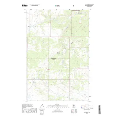 2020 Map of Ellis Canyon, 2020 Print