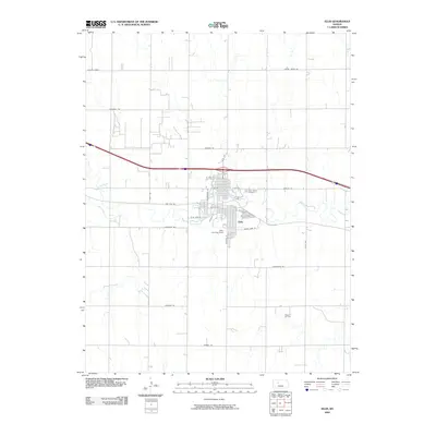 2009 Map of Ellis, 2009 Print