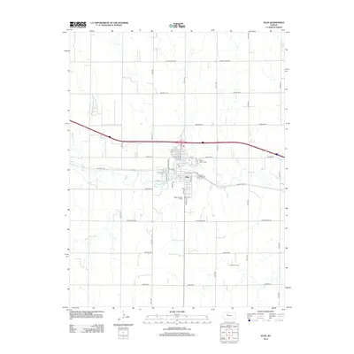 2012 Map of Ellis, 2012 Print