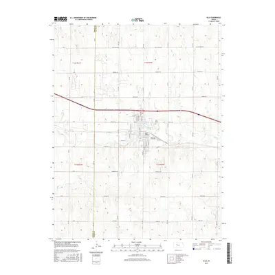 2015 Map of Ellis, 2015 Print