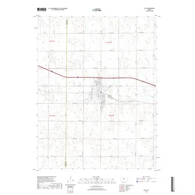 2018 Map of Ellis, 2018 Print