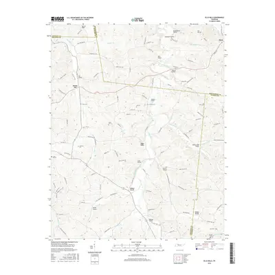 2016 Map of Ellis Mills, 2016 Print