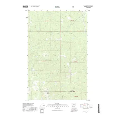 2020 Map of Ellis Mountain, 2020 Print