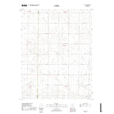 2018 Map of Ellis SE, 2018 Print