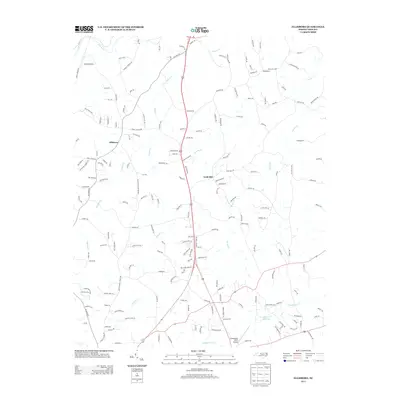 2013 Map of Ellisboro, 2013 Print