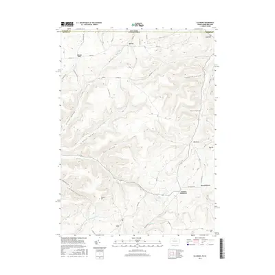 2016 Map of Ellisburg, 2016 Print