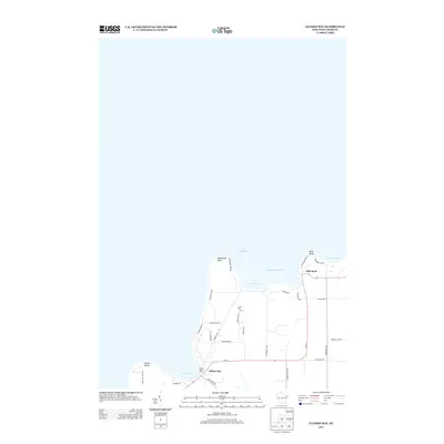 2013 Map of Ellison Bay, 2013 Print