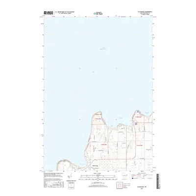 2016 Map of Ellison Bay, 2016 Print