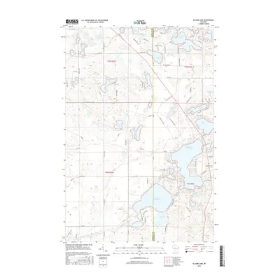 2015 Map of Ellison Lake, 2015 Print