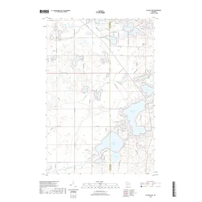 2018 Map of Ellison Lake, 2018 Print