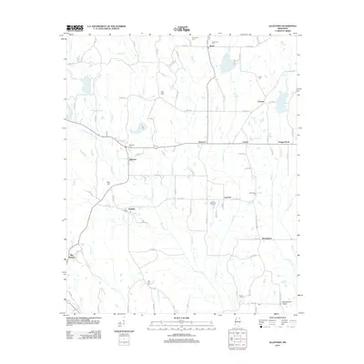 2012 Map of Ellistown, 2012 Print