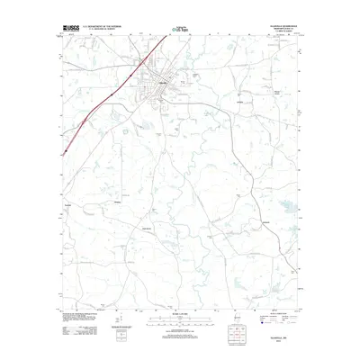 2012 Map of Ellisville, 2012 Print