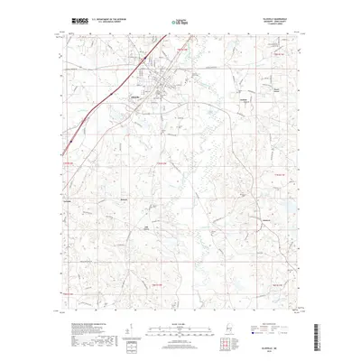 2018 Map of Ellisville, 2018 Print