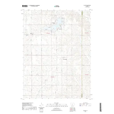 2018 Map of Ellston, 2018 Print