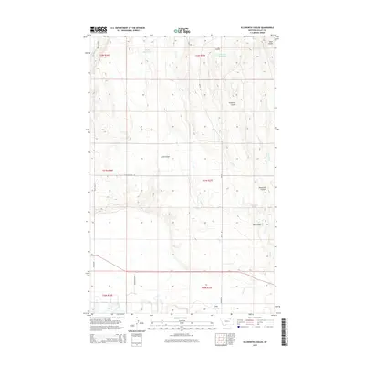 2014 Map of Ellsworth Coulee, 2014 Print